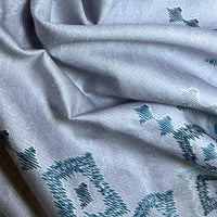 Trendy geometric pattern bedsheet, premium 300-TC cotton, an elegant home décor essential